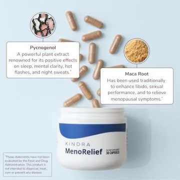Kindra MenoRelief for Natural Menopause Support - Hormone-Free