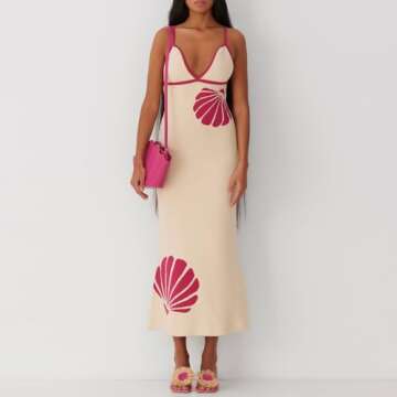 Fashionable Women Y2K Knit Maxi Dress - Chic and Stylish Summer Wear
