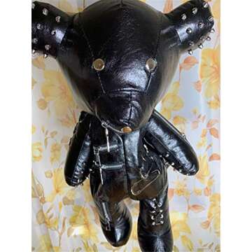 MengEryt Fashion Skeleton Bear Female Backpack Punk Style Bags Designer Backpacks for Adolescent Girls(New black)