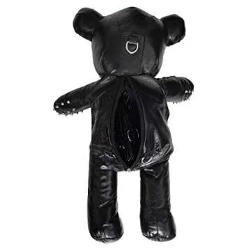 MengEryt Fashion Skeleton Bear Female Backpack Punk Style Bags Designer Backpacks for Adolescent Girls(New black)