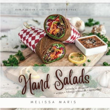 Hand Salads Raw Vegan Wraps Cookbook for Healthy Eating