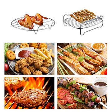 MFTEK XL Air Fryer Rack Set for Versatile Cooking