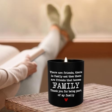 TEEZWONDER Friend Gifts for Men, Women - Christmas, Birthday Gifts for Women Friendship, BFF Gifts for Friends, Bestie, Coworkers, Gifts for Friends Female - Vanilla Lavender Scented Candles 10 oz