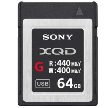 Sony Professional XQD G Series 64GB Memory Card (QDG64E/J)