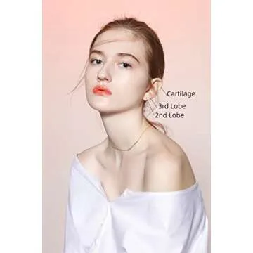 925 Sterling Silver Tiny 2mm Stud Earrings for Women: 5 Pairs Cartilage Helix Hypoallergenic Stud Earrings Clear Round CZ Stud Earrings Set for Women Multiple Piercing