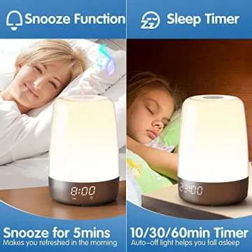 Golspark Sunrise Simulation Alarm Clock for Deep Sleepers