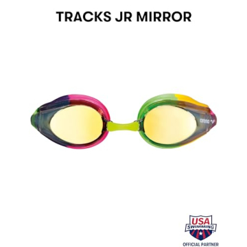 Junior Racing Swim Goggles for Kids Ages 6-12