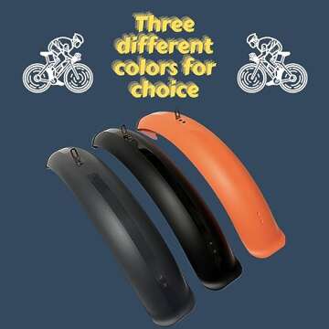 WRUIOY Fat Bike Fender Set for Off-Road Biking