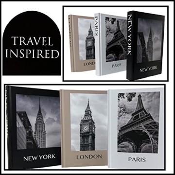 Chic 3 Piece Decorative Book Set for Any Home