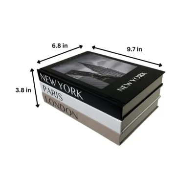 Chic 3 Piece Decorative Book Set for Any Home