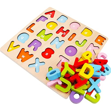 WOOD CITY Alphabet Puzzle - Fun Learning for Toddlers