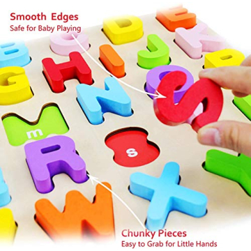 WOOD CITY Alphabet Puzzle - Fun Learning for Toddlers
