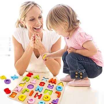 WOOD CITY Alphabet Puzzle - Fun Learning for Toddlers