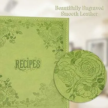 Elegant COFICE Recipe Book with PU Leather Cover