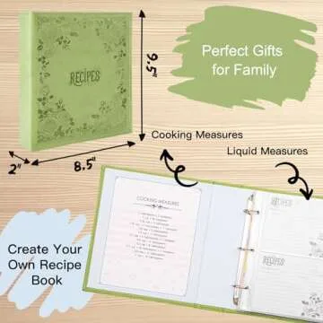 Elegant COFICE Recipe Book with PU Leather Cover