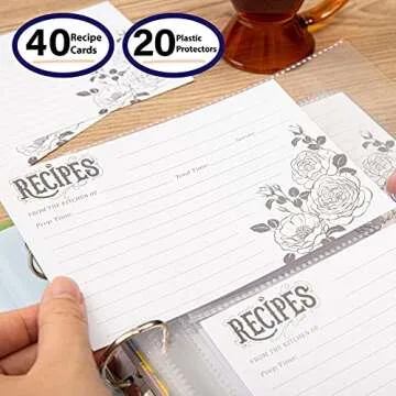 Elegant COFICE Recipe Book with PU Leather Cover