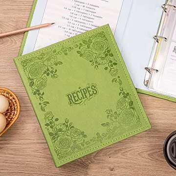 Elegant COFICE Recipe Book with PU Leather Cover