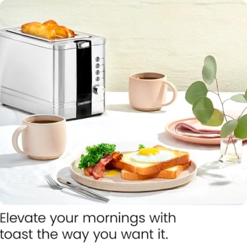 Chefman 2-Slice Pop-Up Toaster with 7 Shade Settings