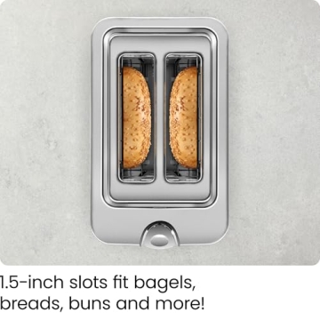 Chefman 2-Slice Pop-Up Toaster with 7 Shade Settings