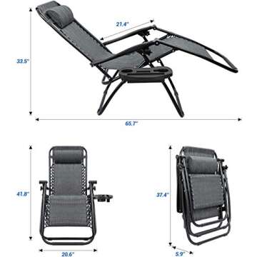 Homall Zero Gravity Chair for Ultimate Outdoor Comfort