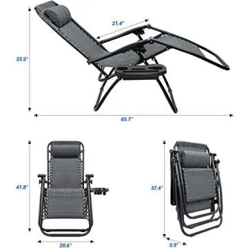 Homall Zero Gravity Chair for Ultimate Outdoor Comfort