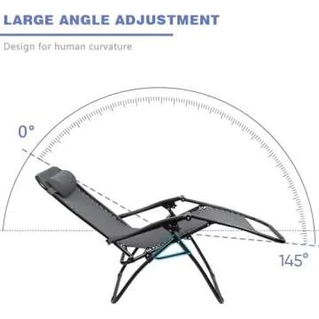 Homall Zero Gravity Chair for Ultimate Outdoor Comfort