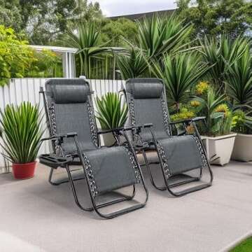 Homall Zero Gravity Chair for Ultimate Outdoor Comfort