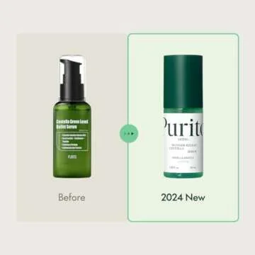 PURITO Centella Serum, Korean Centella, for All Skin Types, Ampoule, Soothing, Calming, Facial Serum...