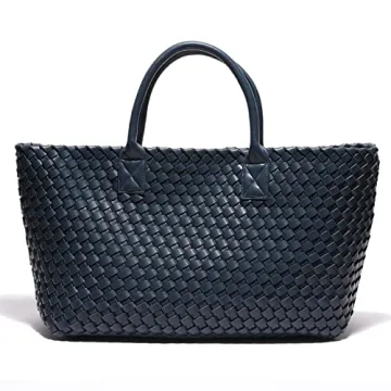 Weayouth Woven Bag Shopper Bag Travel Handbags and Purses Women Tote Bag Large Capacity Shoulder Fas...