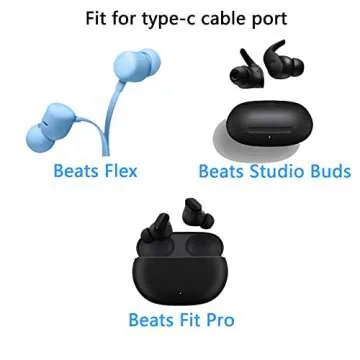 Beats Charger Cord with 5Ft Power Cable for Wireless Earbuds