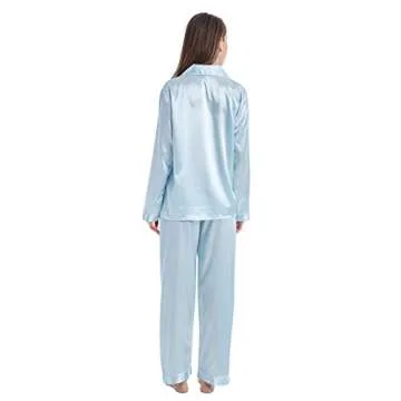 Elegant TONY & CANDICE Women's Satin Pajama Set