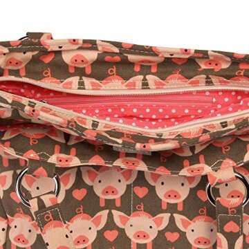 Bungalow 360 Pocket Bag - Pig for Unique and Fun Style