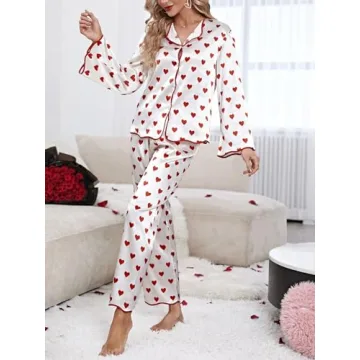 MYBFYABO Women's Valentine's Pajama Set - Stylish Comfort