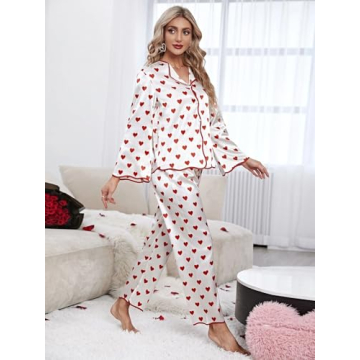 MYBFYABO Women's Valentine's Pajama Set - Stylish Comfort