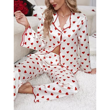 MYBFYABO Women's Valentine's Pajama Set - Stylish Comfort