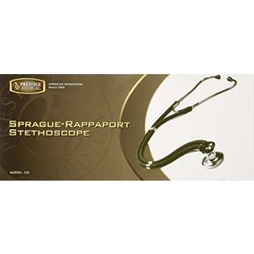Prestige Medical 122 Sprague Stethoscope, Neon Green