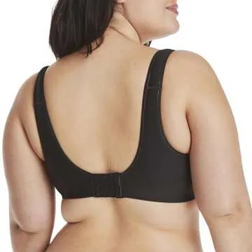 Hanes womens Smoothtec Comfortflex Fit Wirefree Mhg796 Bra, Black, 3X-Large US