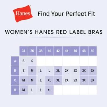Hanes womens Smoothtec Comfortflex Fit Wirefree Mhg796 Bra, Black, 3X-Large US