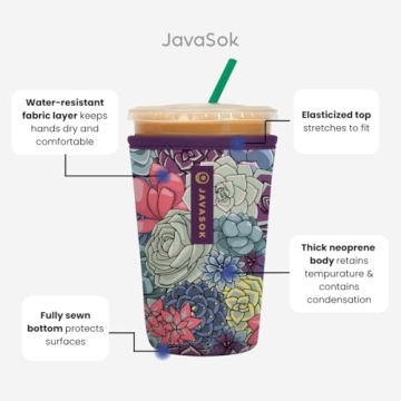 Sok It JavaSok Iced Coffee & Cold Soda Insulated Neoprene Sleeve