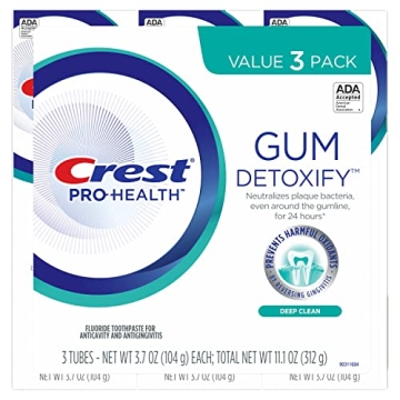 Crest Pro-Health Gum Detoxify Toothpaste Pack of 3
