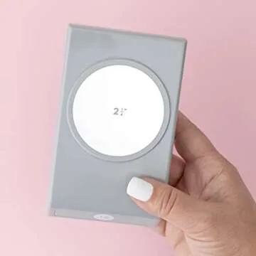 EK Tools Large Circle Crafting Punch, 2.25 inch, Silver, with Safety Lock, create perfect Circles for Handmade Cards, Scrapbooking, Gift Tags, Invitations, Decorations, and More