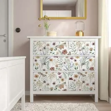 Orainege Floral Peel and Stick Wallpaper Easy to Install
