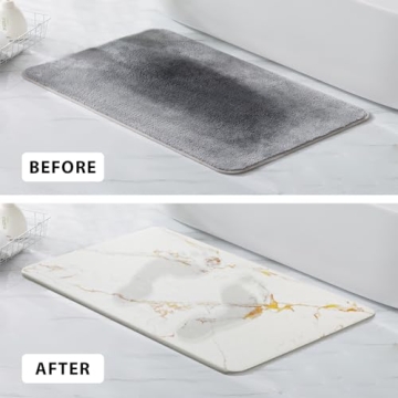 Stylish FILTA Bath Stone Mat for Quick Drying & Safety