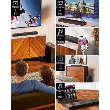 ULTIMEA Nova S50 Sound Bar with Dolby Atmos and Subwoofer