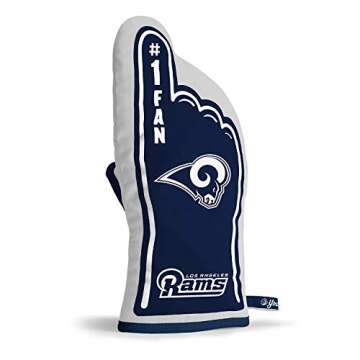 YouTheFan NFL Los Angeles Rams #1 Oven Mitt - Heat Resistant & Stylish