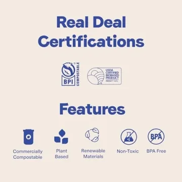 Eco-Friendly Repurpose Stemless Disposable Glasses, 100 Pack