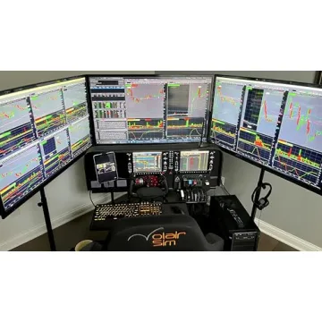 Volair Sim Universal Flight Racing Cockpit with Triple Mounts