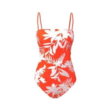CUPSHE Women's One Piece Swimsuit with Tummy Control