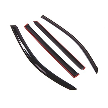 Tuningpros WD2-709 Dark Smoke Window Visor Set for Lexus LX570 2008-2015