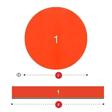 156 PCS Magnetic Fraction Tiles Circles, Educational Math Learning Manipulatives Set for Preschool Elementary School.